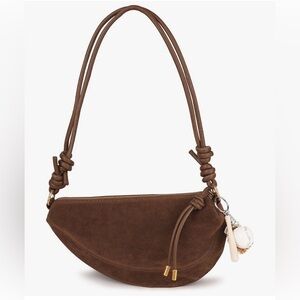 Amazon Hobo Crossbody Purse Faux Suede